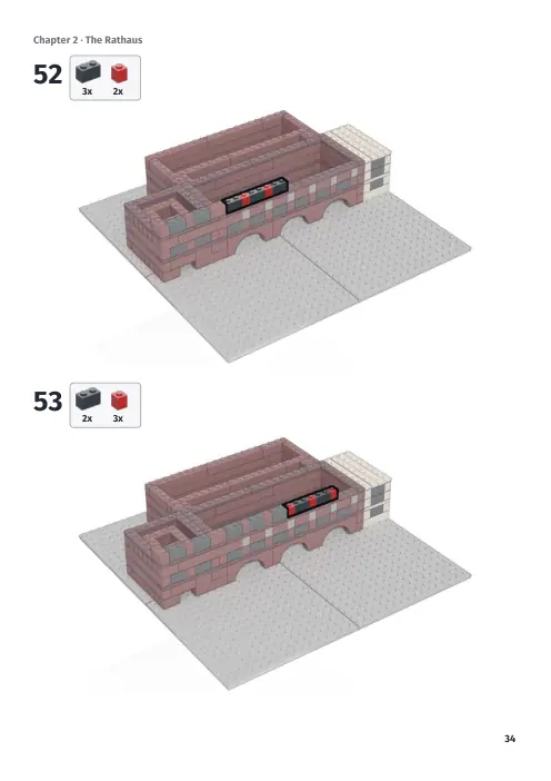 Booklet page 34: Build steps