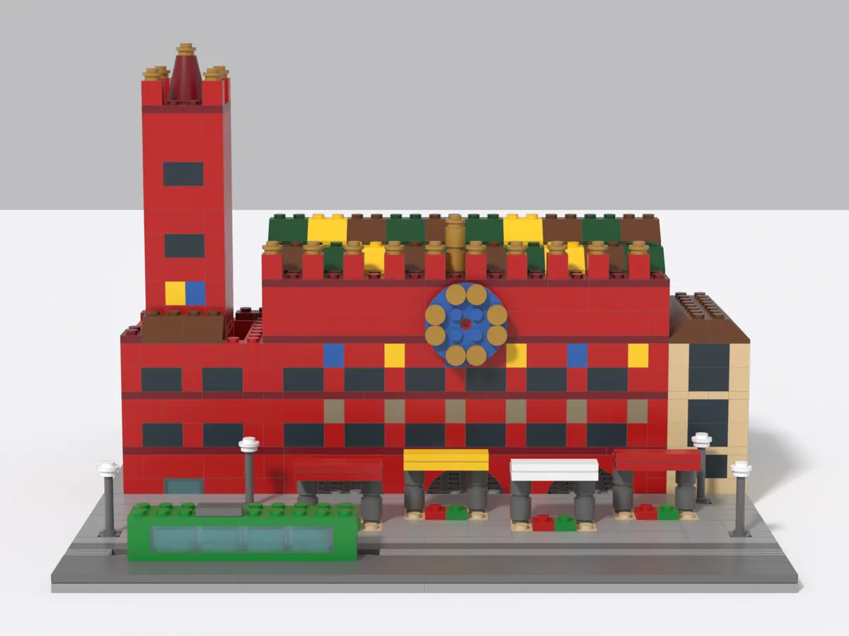Rathaus Basel model, front