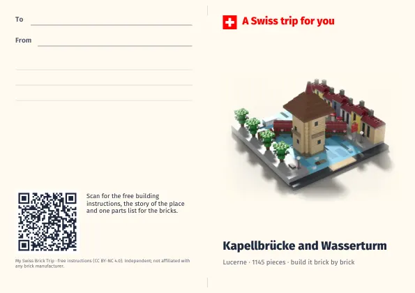 Gift card for Kapellbrücke and Wasserturm