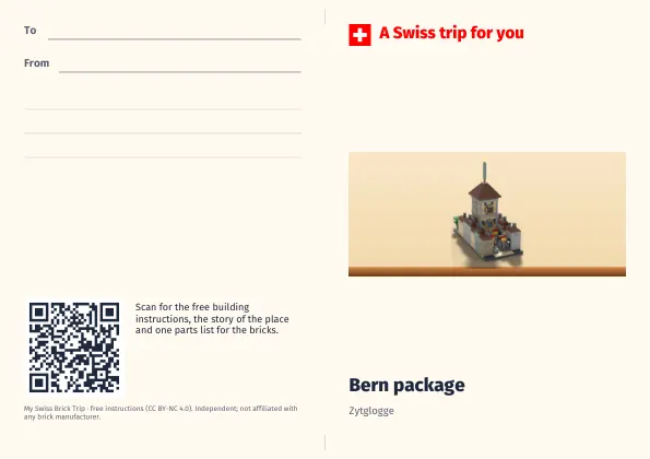 Gift card for Bern package