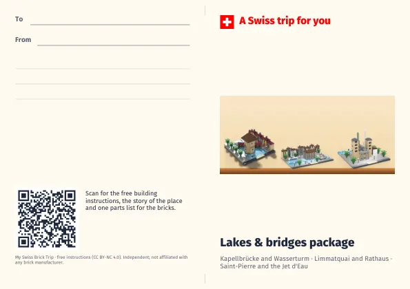 Gift card for Lakes & bridges package