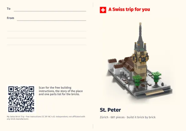 Gift card for St. Peter