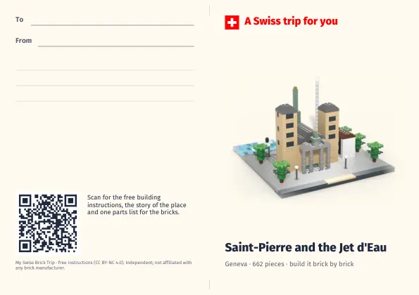 Gift card for Saint-Pierre and the Jet d'Eau