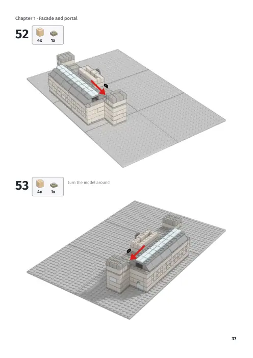 Booklet page 37: Build steps