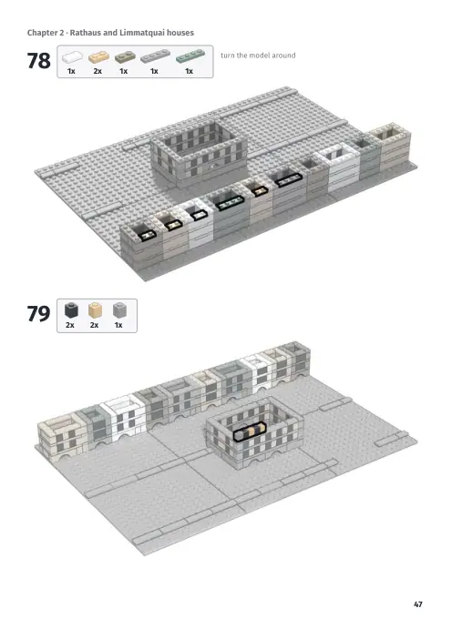 Booklet page 47: Build steps