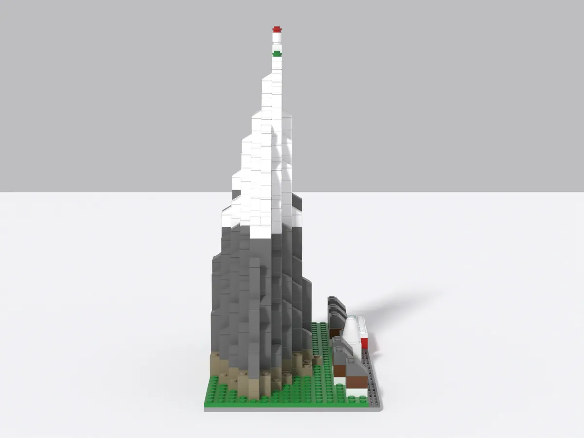 Matterhorn model, front
