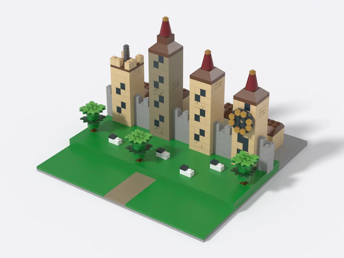 Museggmauer model, front right