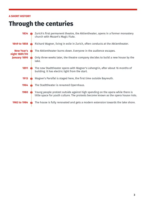 Booklet page 3: A short history