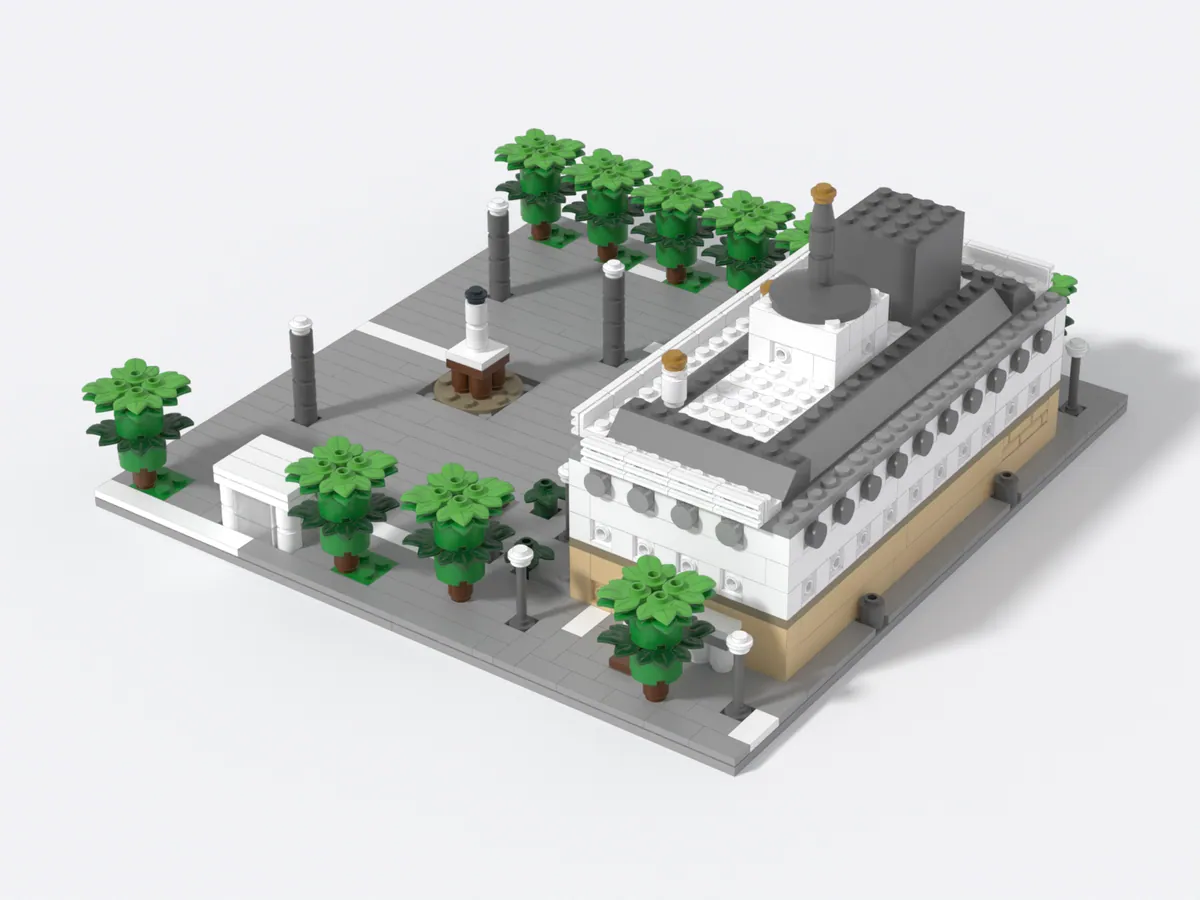 Opernhaus model, front right