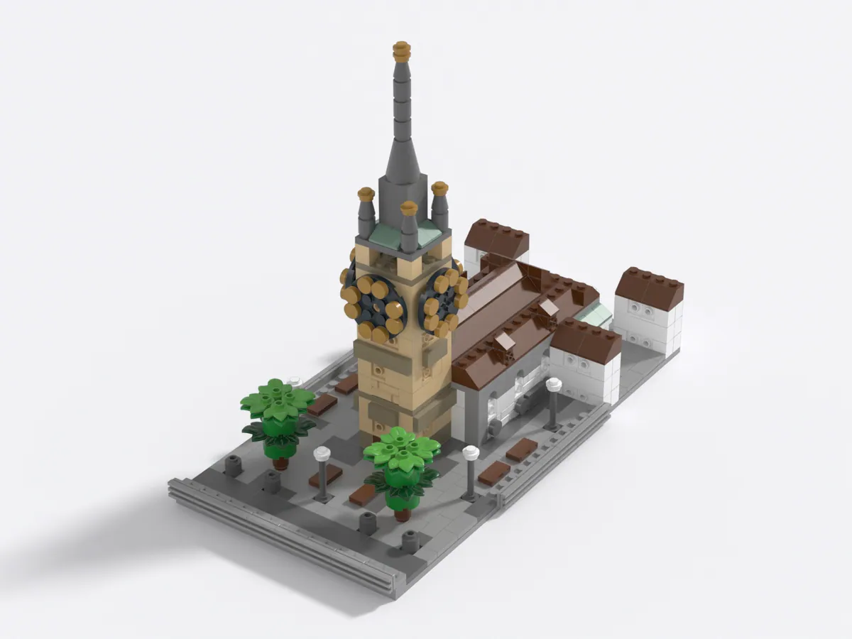 St. Peter model, back left